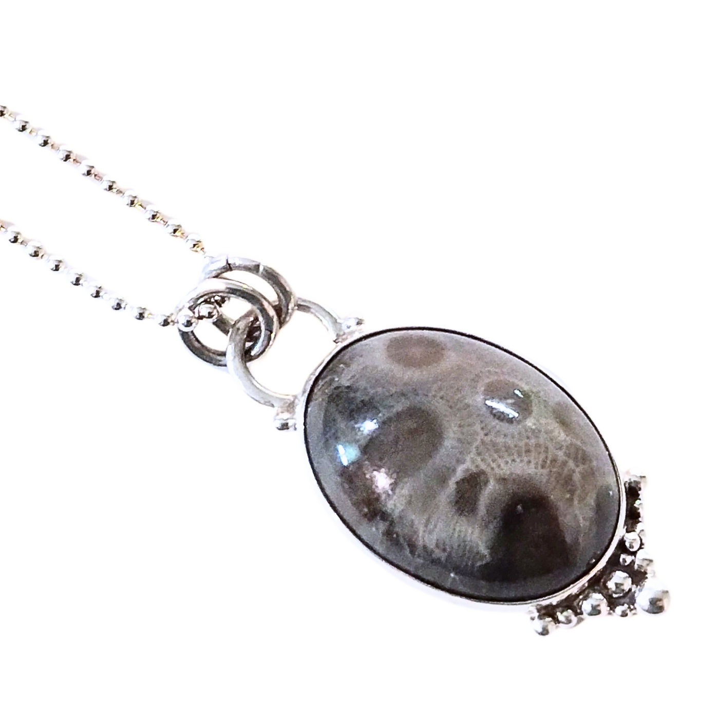 JSD-6103 Petoskey Stone Pendant