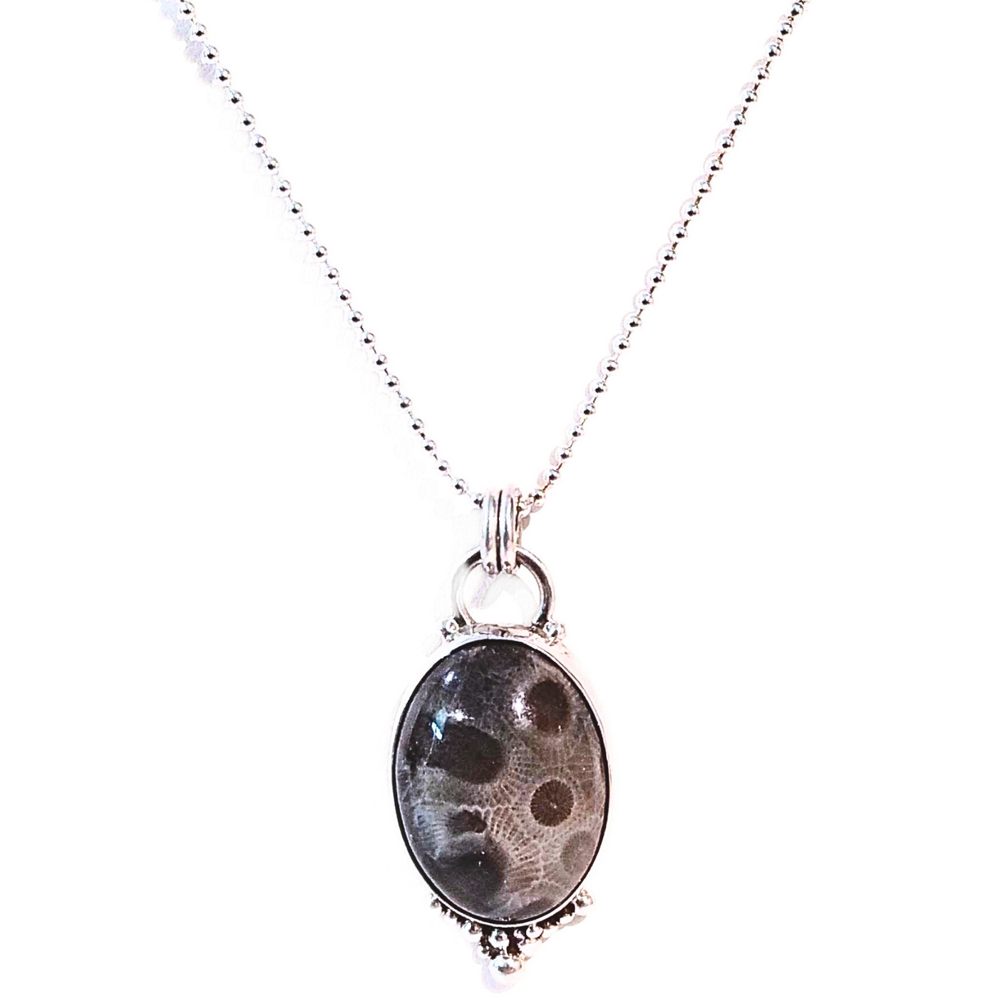 JSD-6103 Petoskey Stone Pendant