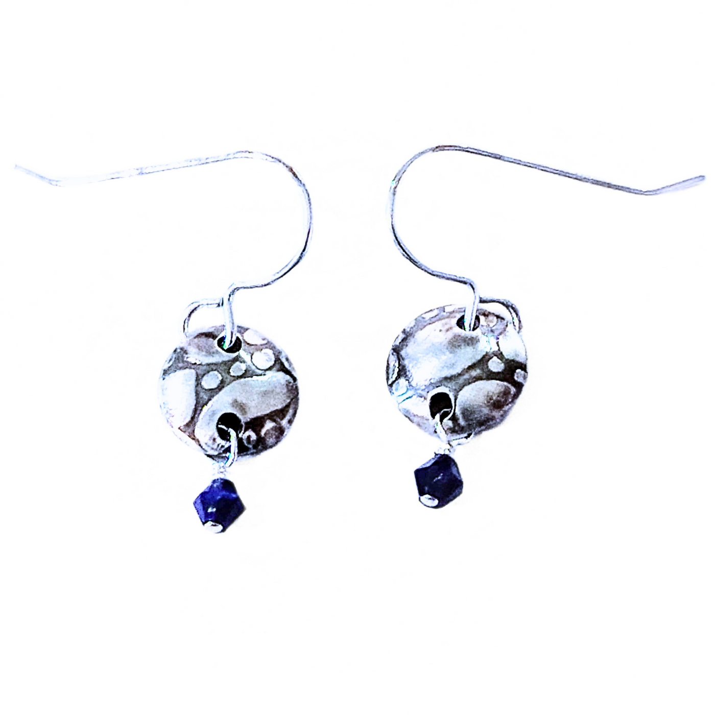 SA-097 Faceted Lapis Drop Earring
