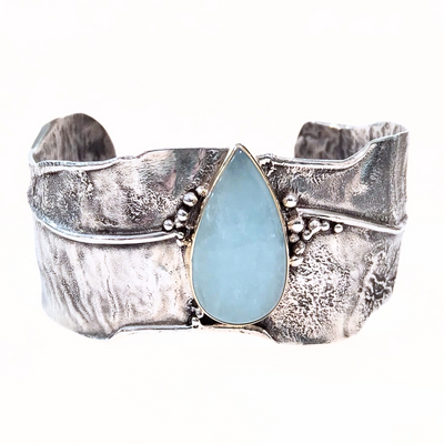 JSD-3005 Aquamarine Wave Cuff