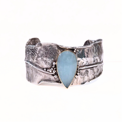 JSD-3005 Aquamarine Wave Cuff