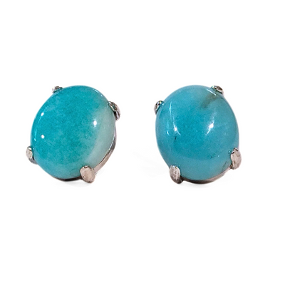 VC-117 Amazonite Post Earrings