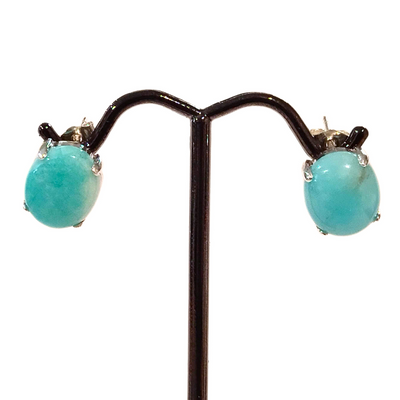 VC-117 Amazonite Post Earrings