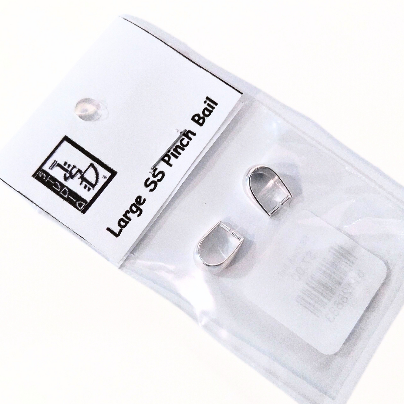 SS Pinch Bail, Large Plain(2)