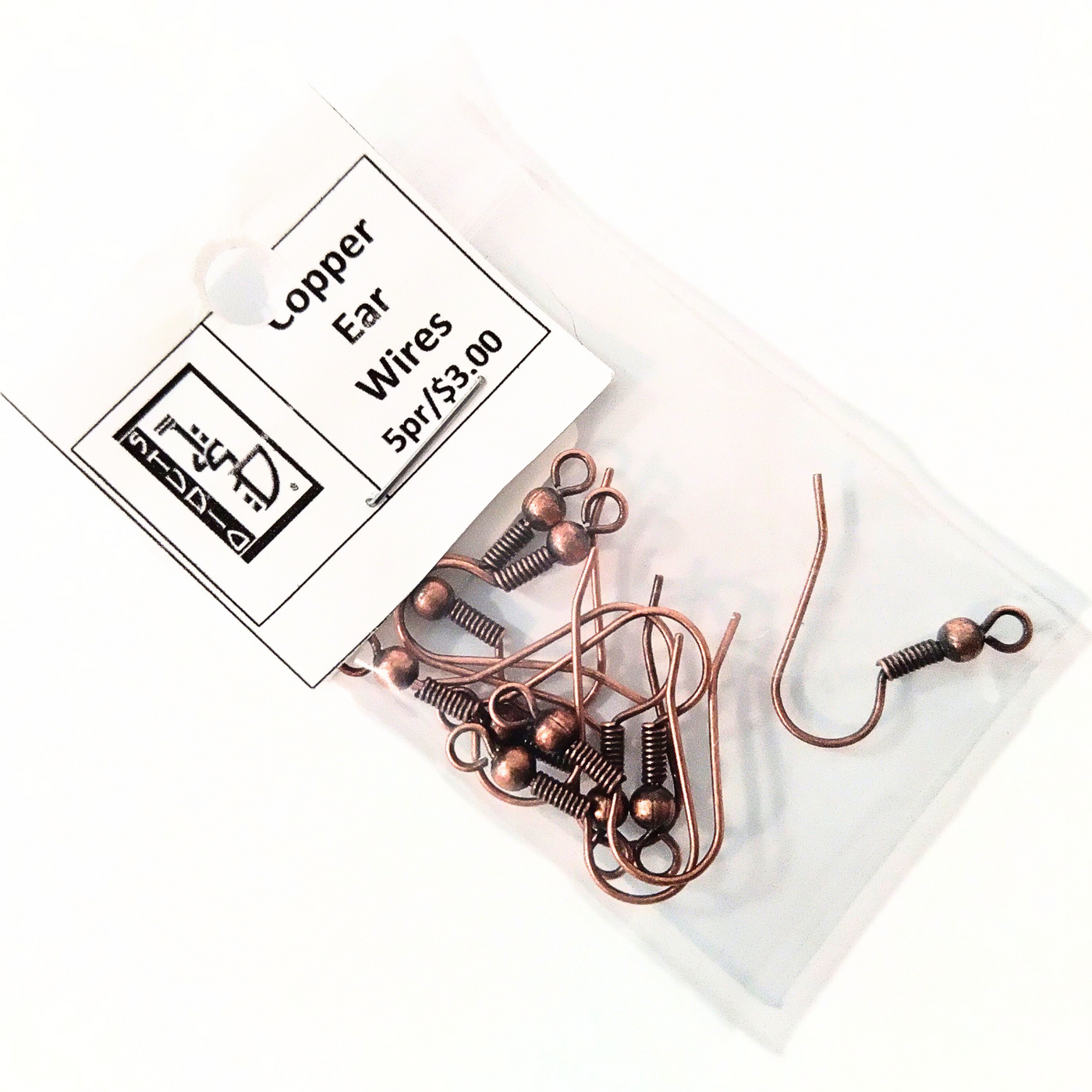 Antique Copper Ear Wires (5pr)