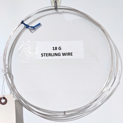 18g Sterling Wire, 1 Inch