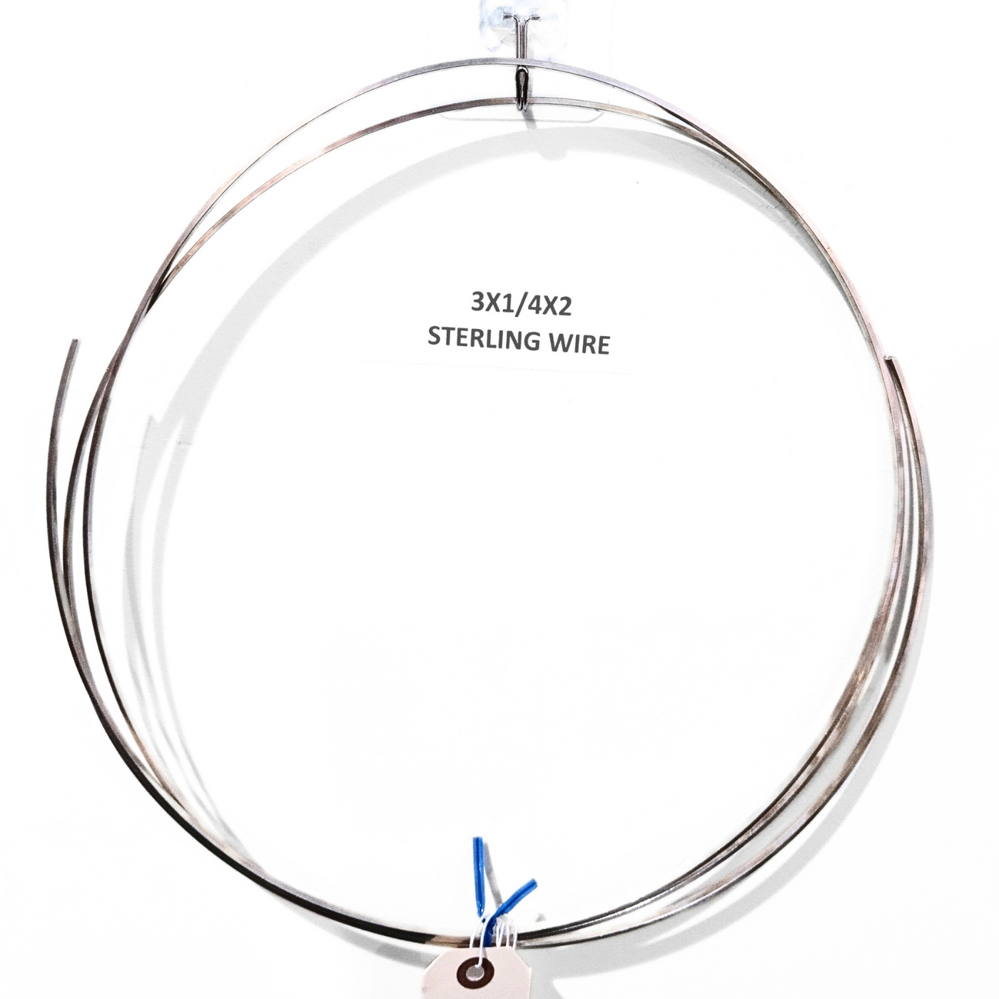 4x2 Sterling Rectangle Wire, 1 Inch
