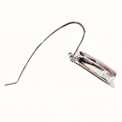 DJT-038 Laguna Agate Hinged Earrings