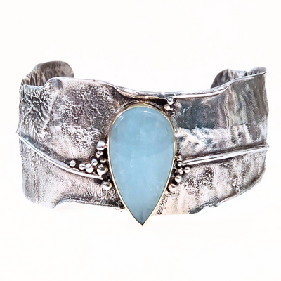 JSD-3005 Aquamarine Wave Cuff