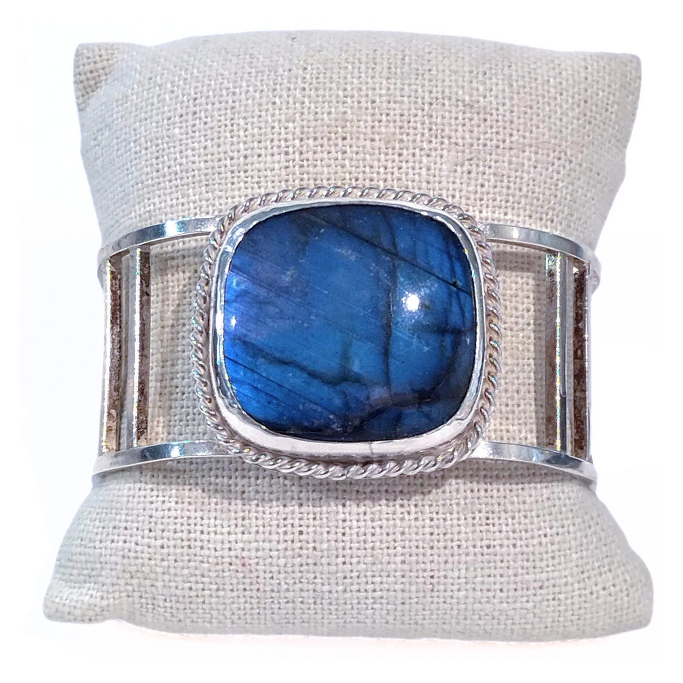 DJT-005 Sterling Labradorite Cuff Bracelet