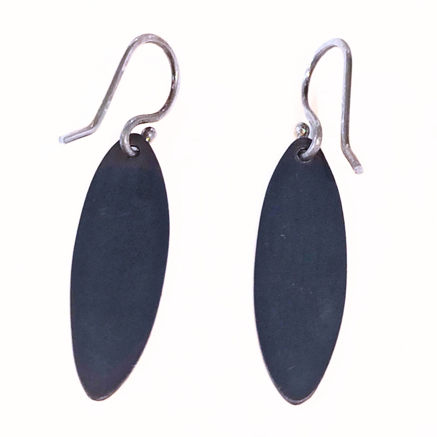 SLG-023 Oval Keum Boo earrings #3 with Sterling Earwires