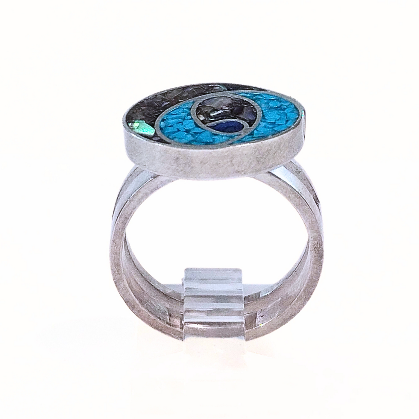 JSD-2033 Inlay Rose Ring