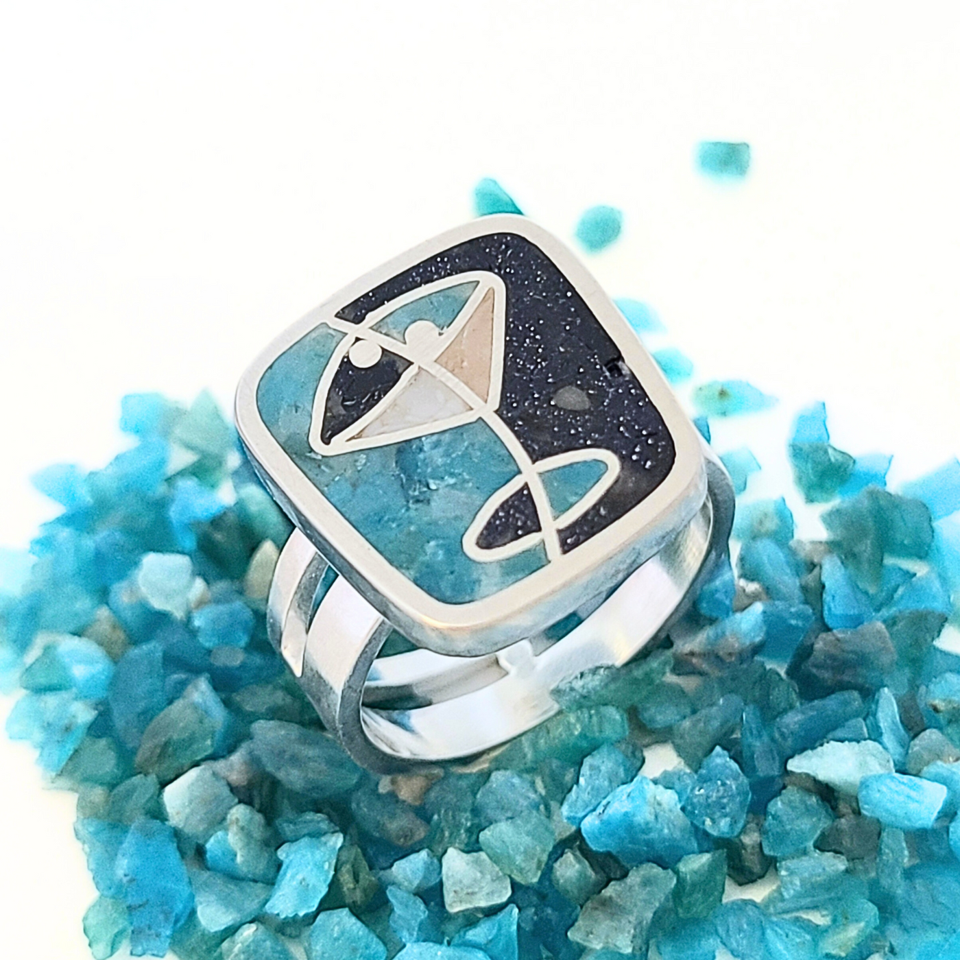 Inlay Cocktail ring with Julie Sanford May 4, 10am-5pm & May 5, 10am-1pm