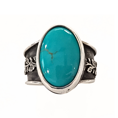 JES-005 Royston Turquiose Ring Sterling