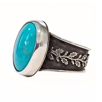 JES-005 Royston Turquiose Ring Sterling