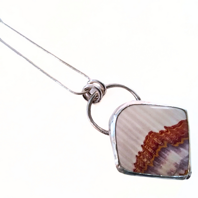 JEM-070 Shell Stone Pendant SS