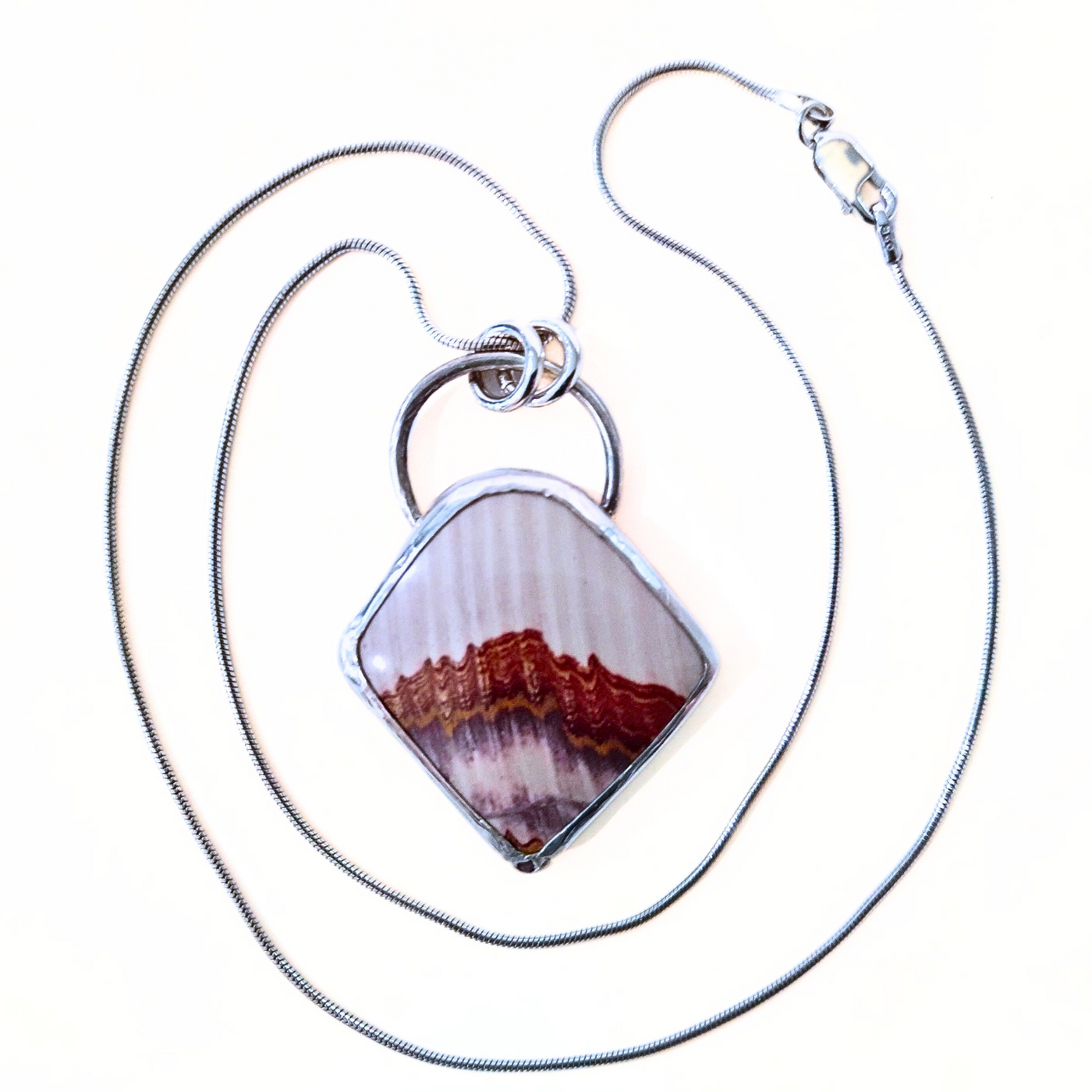 JEM-070 Shell Stone Pendant SS