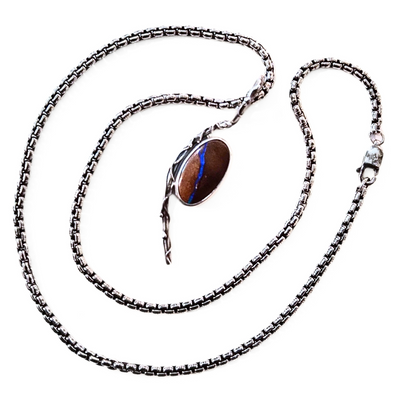 JSD-6089 Boulder Opal Branch Pendant