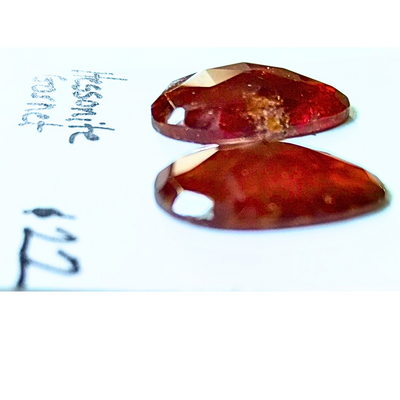 GAR-1004 Garnet Rose Cut Pair