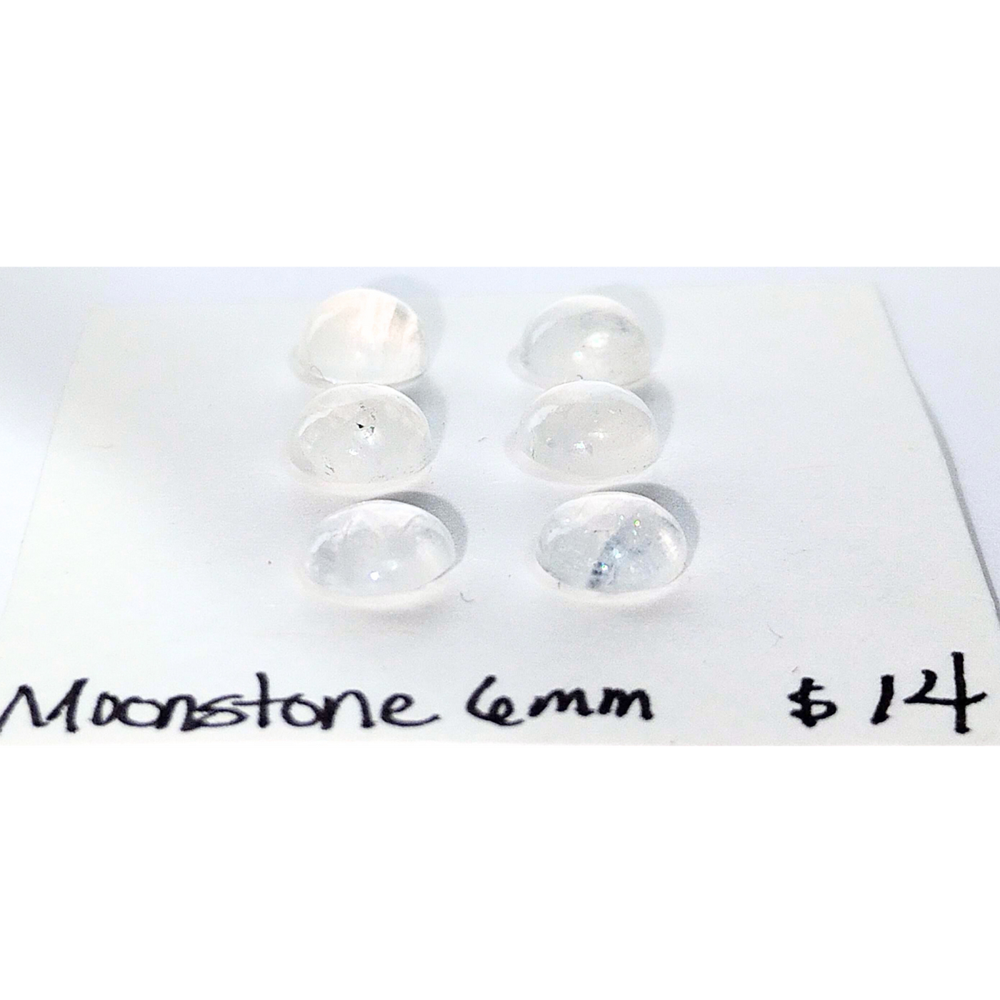 RMS-1001 Rainbow Moonstone Cabochon Grouping