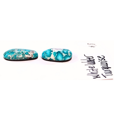 WWT-1002 White Water Turquoise Cab Pair