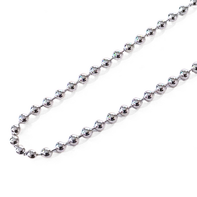 20" 2.0mm Bead Chain (Sterling Silver)