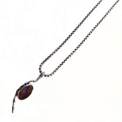 JSD-6089 Boulder Opal Branch Pendant