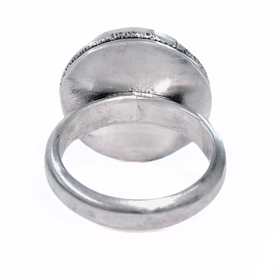 JEM-058 Round Labradorite Ring Size 6