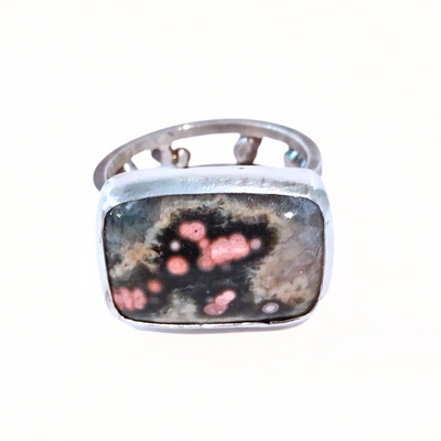 JEM-076 SS Ocean Jasper Ring