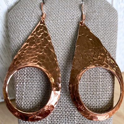 LEE-045 Copper Open Teardrop