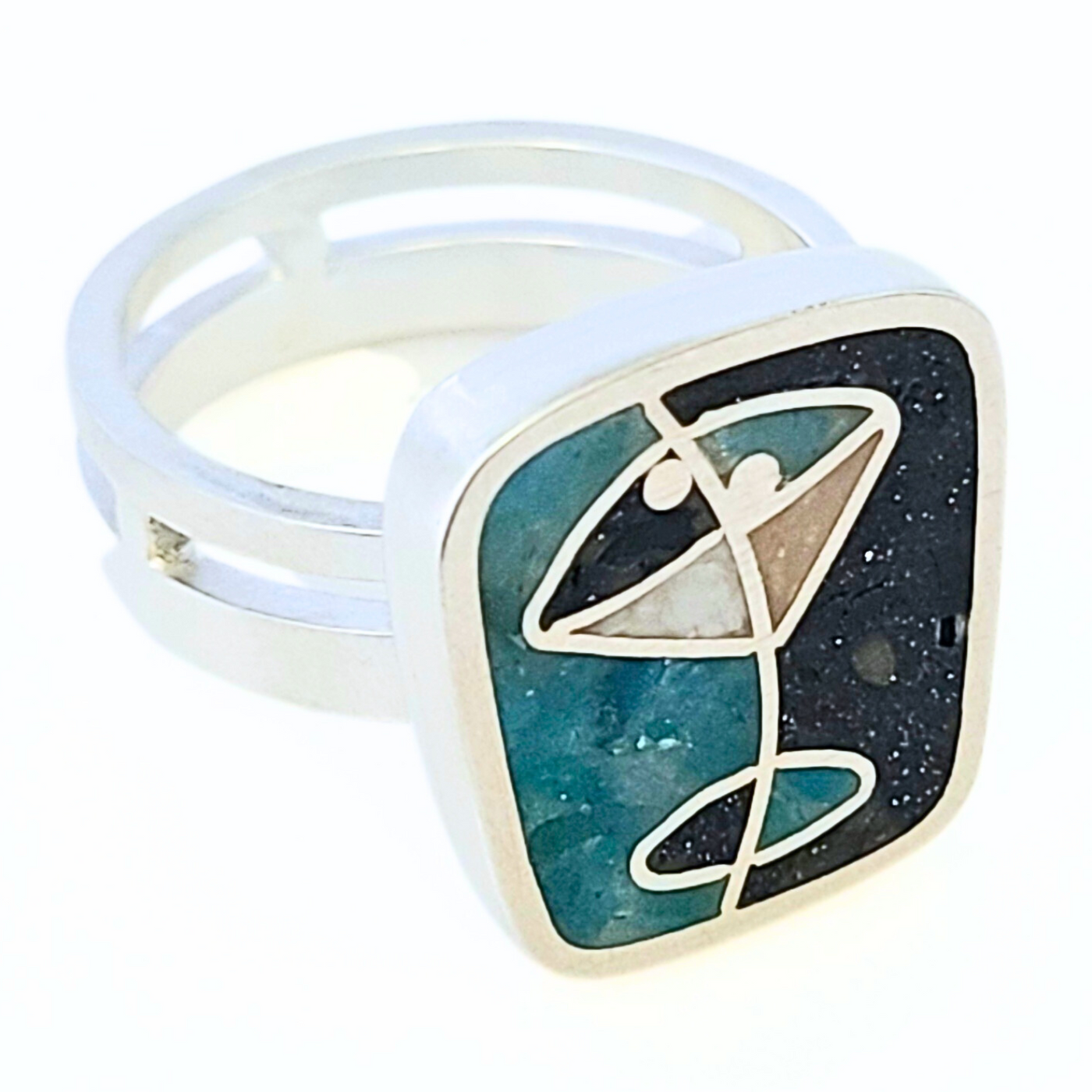 Inlay Cocktail ring with Julie Sanford May 4, 10am-5pm & May 5, 10am-1pm