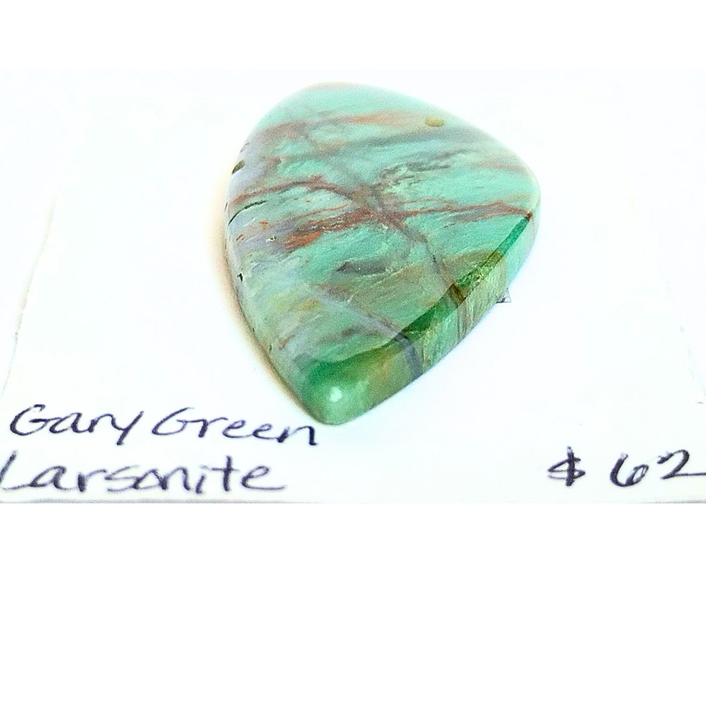 GGL-1000 Gary Green Larsonite Cabochon