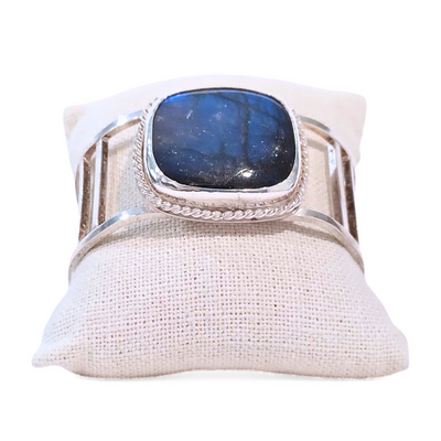 DJT-005 Sterling Labradorite Cuff Bracelet