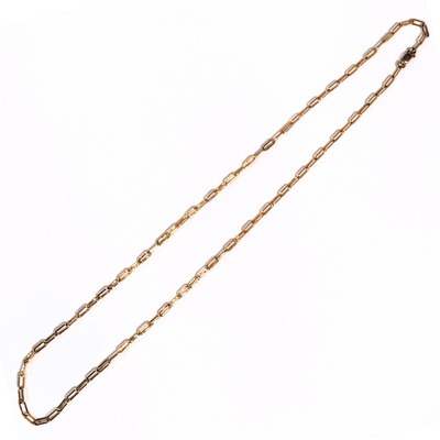 DJT-015- Paper Clip Necklace Gold Filled