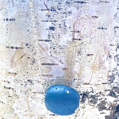 JSD-Small Leland Blue Stone Necklace