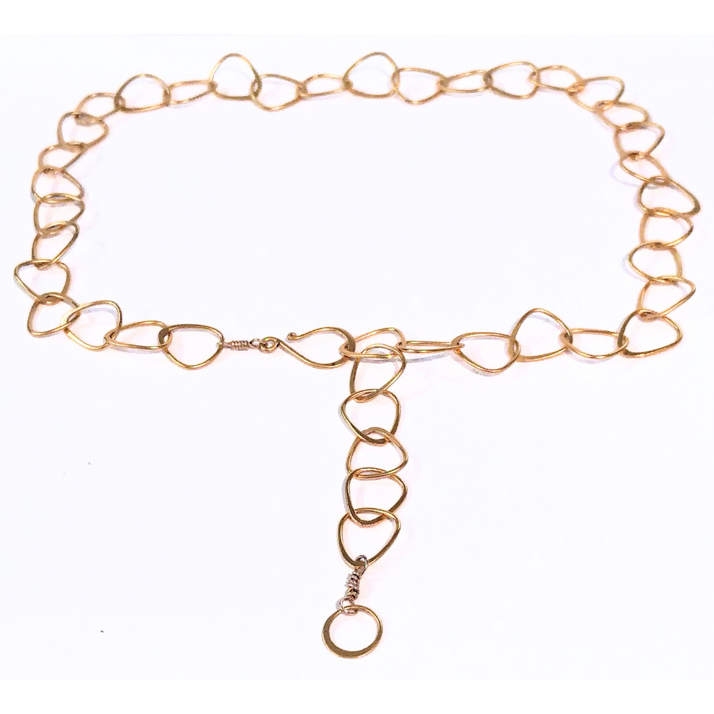 SPD-066- Triangle Link Chain 24K Gold Vermeil