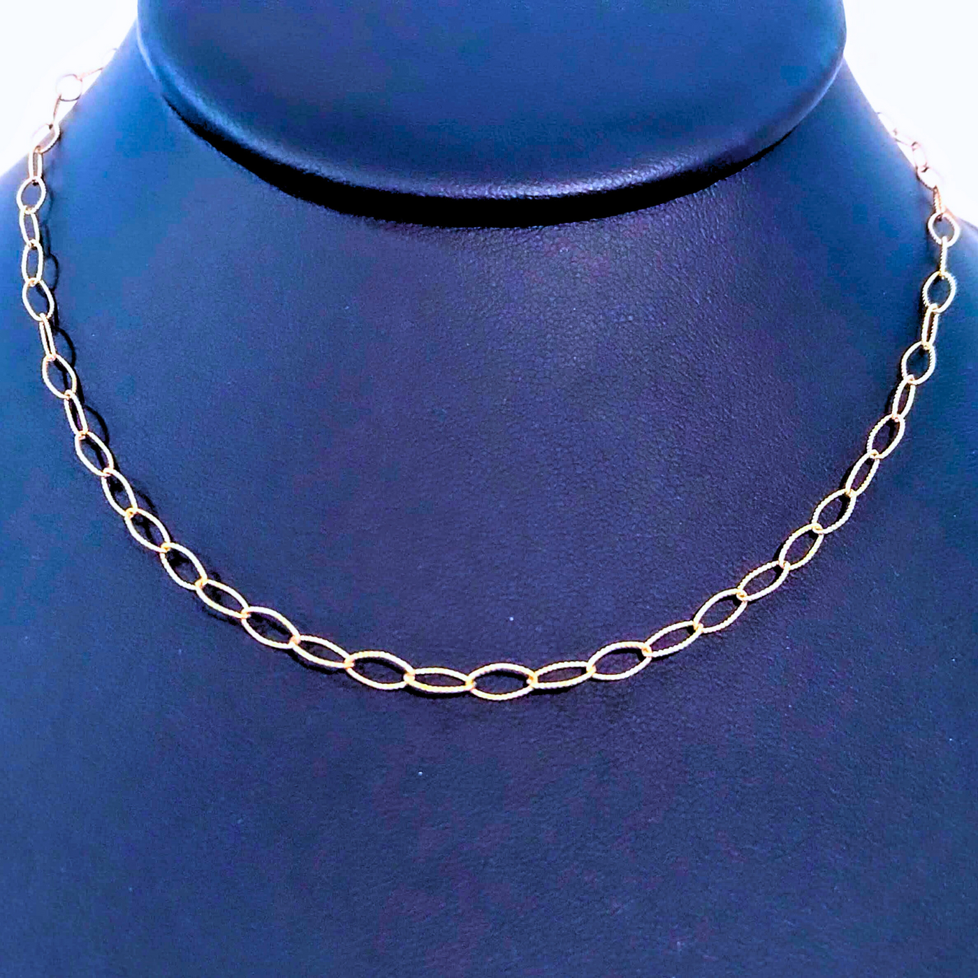 SPD-059-Thin Gold Vermiel Chain 22K