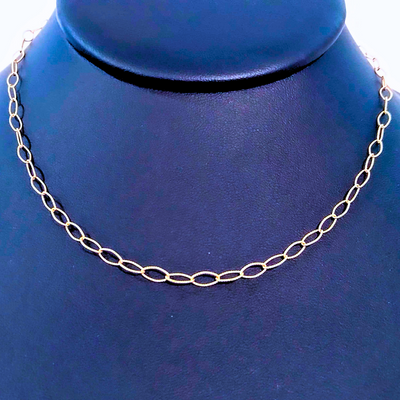 SPD-059-Thin Gold Vermiel Chain 22K