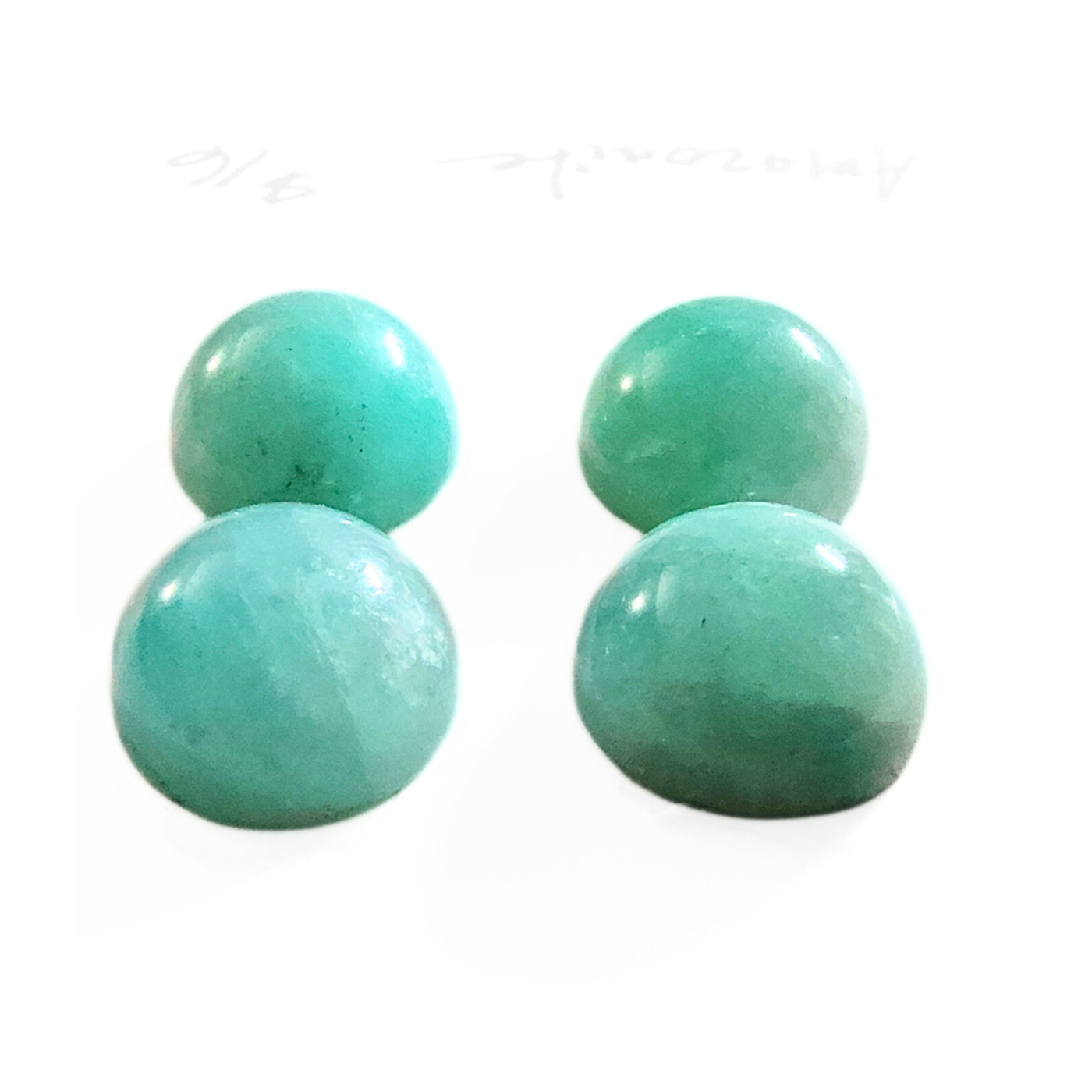 AZN-1000 Amazonite Cabochon Quartet