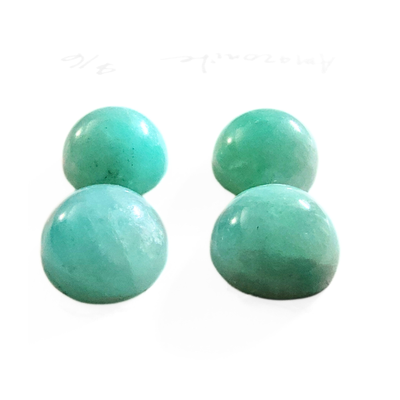 AZN-1000 Amazonite Cabochon Quartet