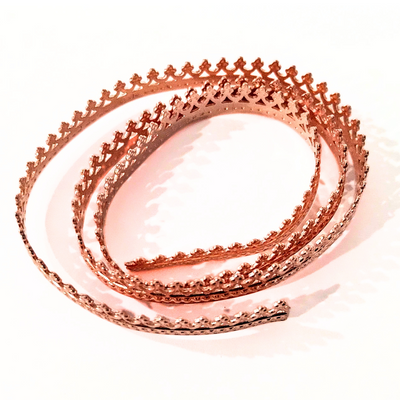 Copper Gallery Wire Bezel