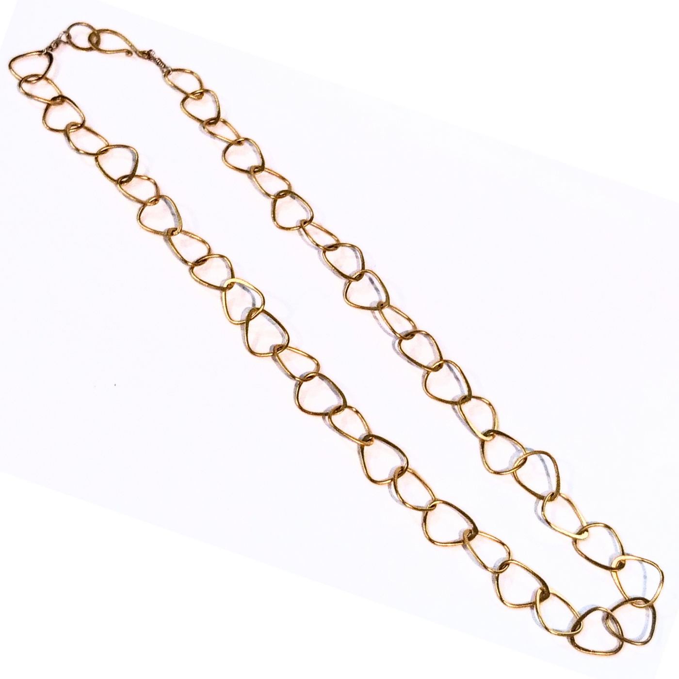 SPD-066- Triangle Link Chain 24K Gold Vermeil