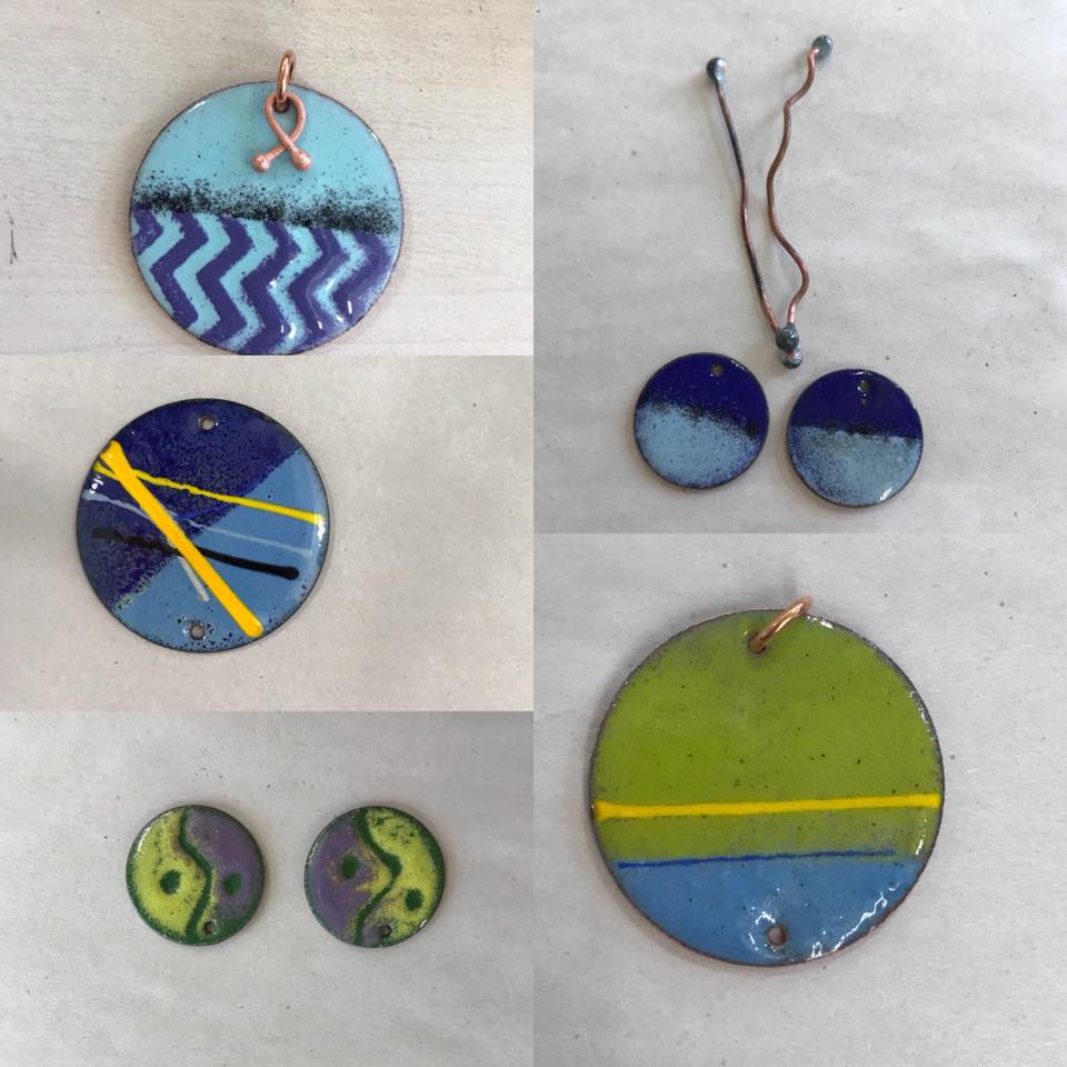 Torch Fired Enameling Class June 15, 2-5pm