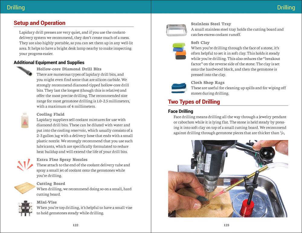 Gemstone Tumbling, Cutting, Drilling & Cabochon Making