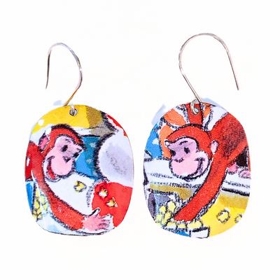 SPD-046 Curious George 2 Monkeys (Round)