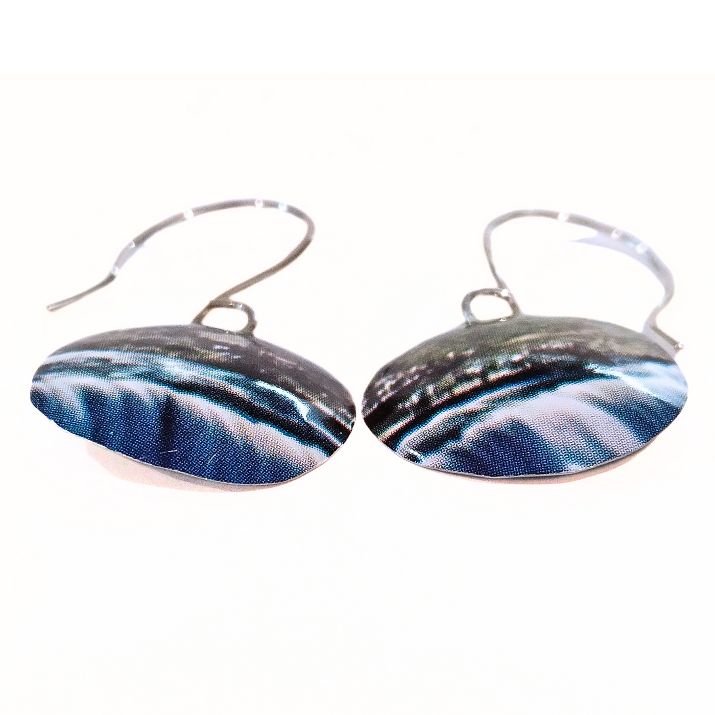 SPD-049 Niagara Falls Earrings (Round Domed)