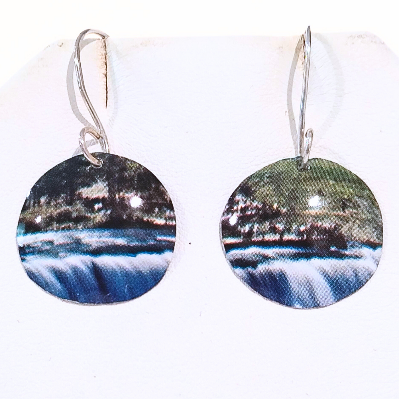 SPD-049 Niagara Falls Earrings (Round Domed)