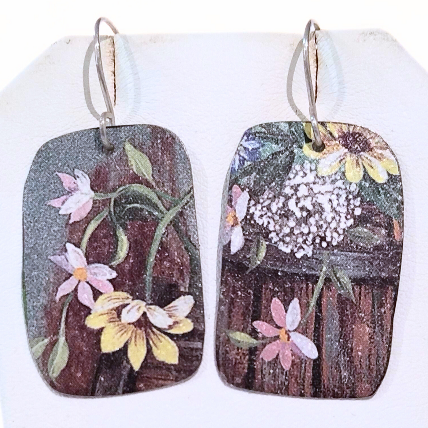 SPD-051 Flower Tin Earrings