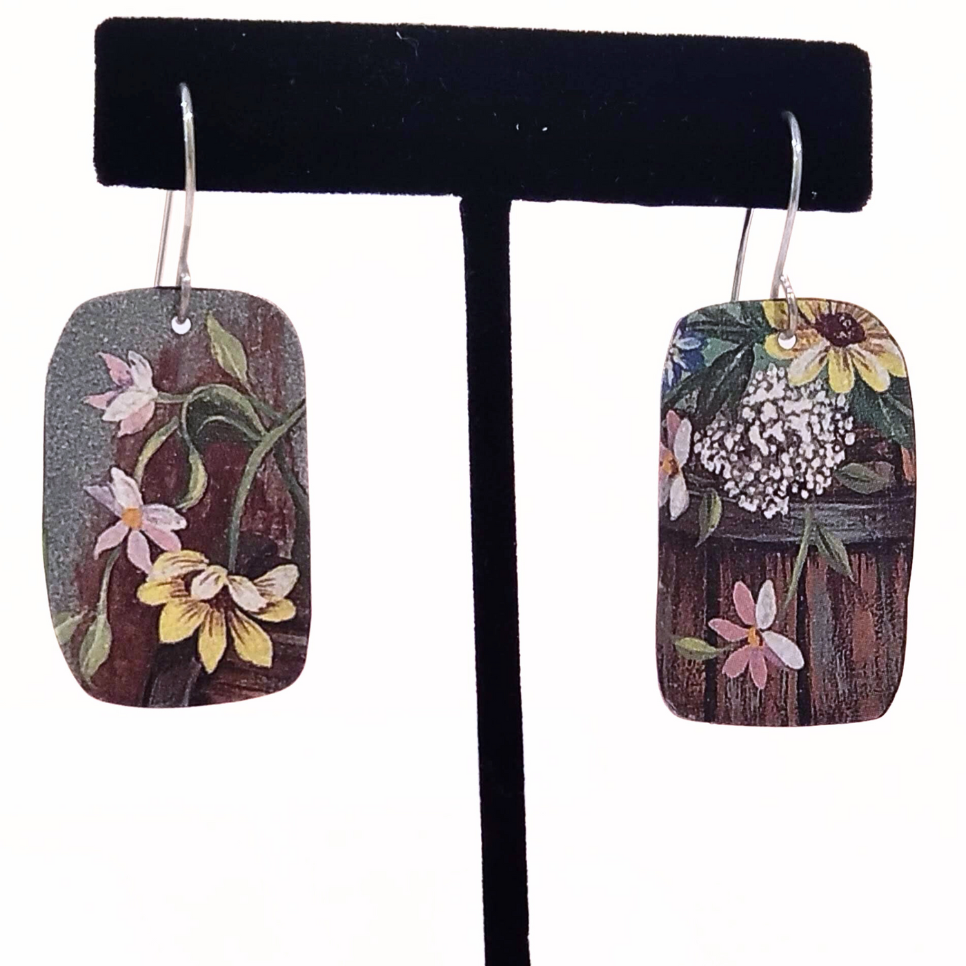 SPD-051 Flower Tin Earrings