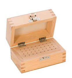 36 Hole Wooden Burr Box